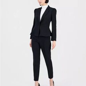 Elie Tahari Classic Black Women's Tailored Pantsuit